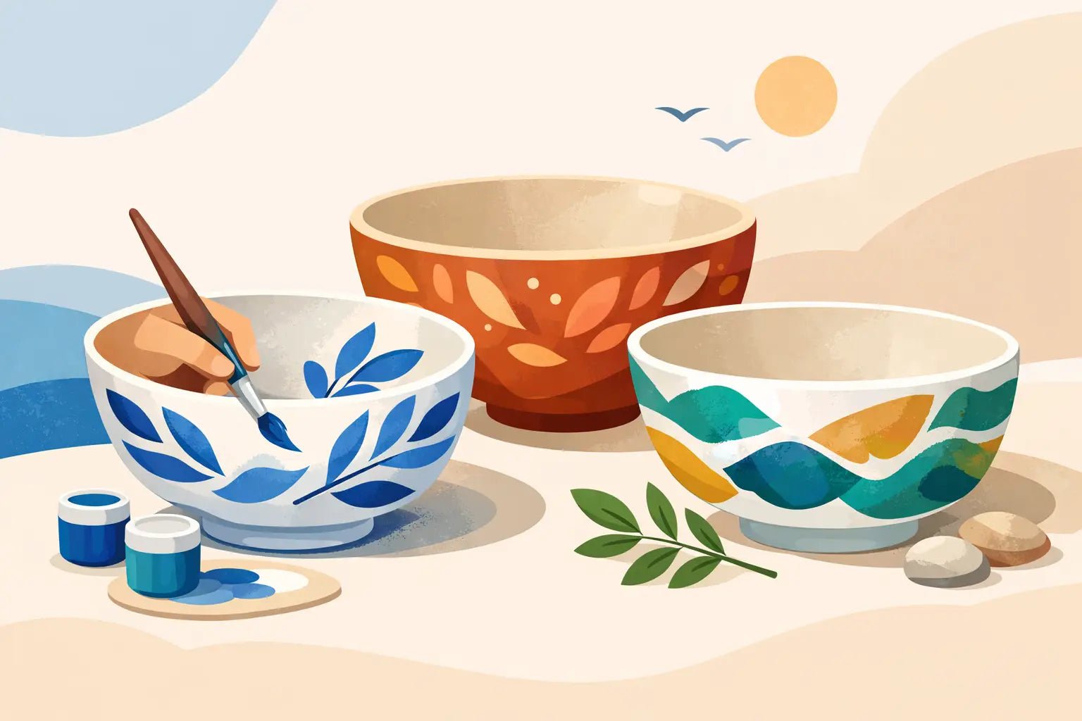 Why Hand Painted Serving Bowls Stand Out - Che Cose Belle