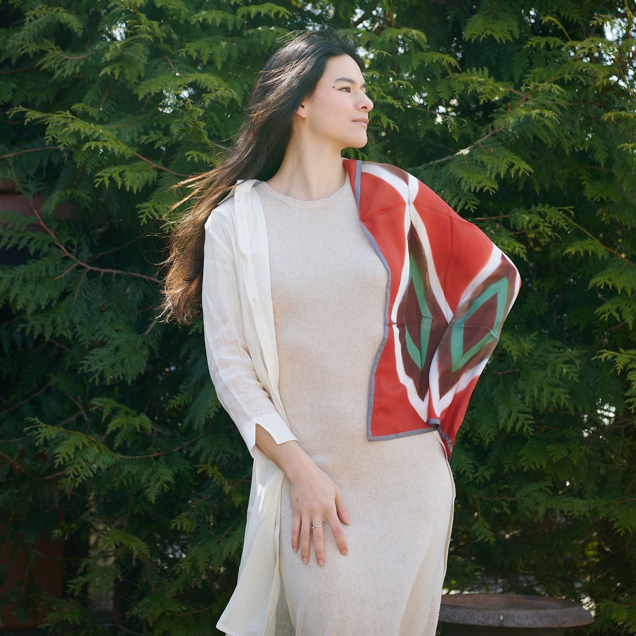 Fawn Square Scarf