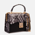 The Venezia Black Leather Handbag
