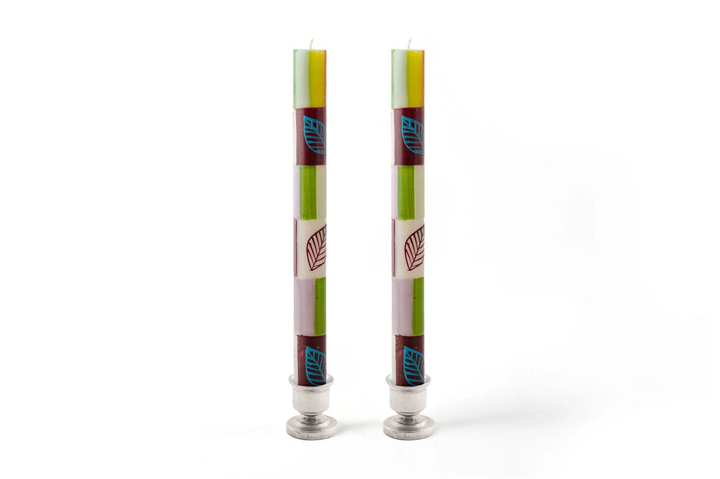 Magic Garden Painted Candles