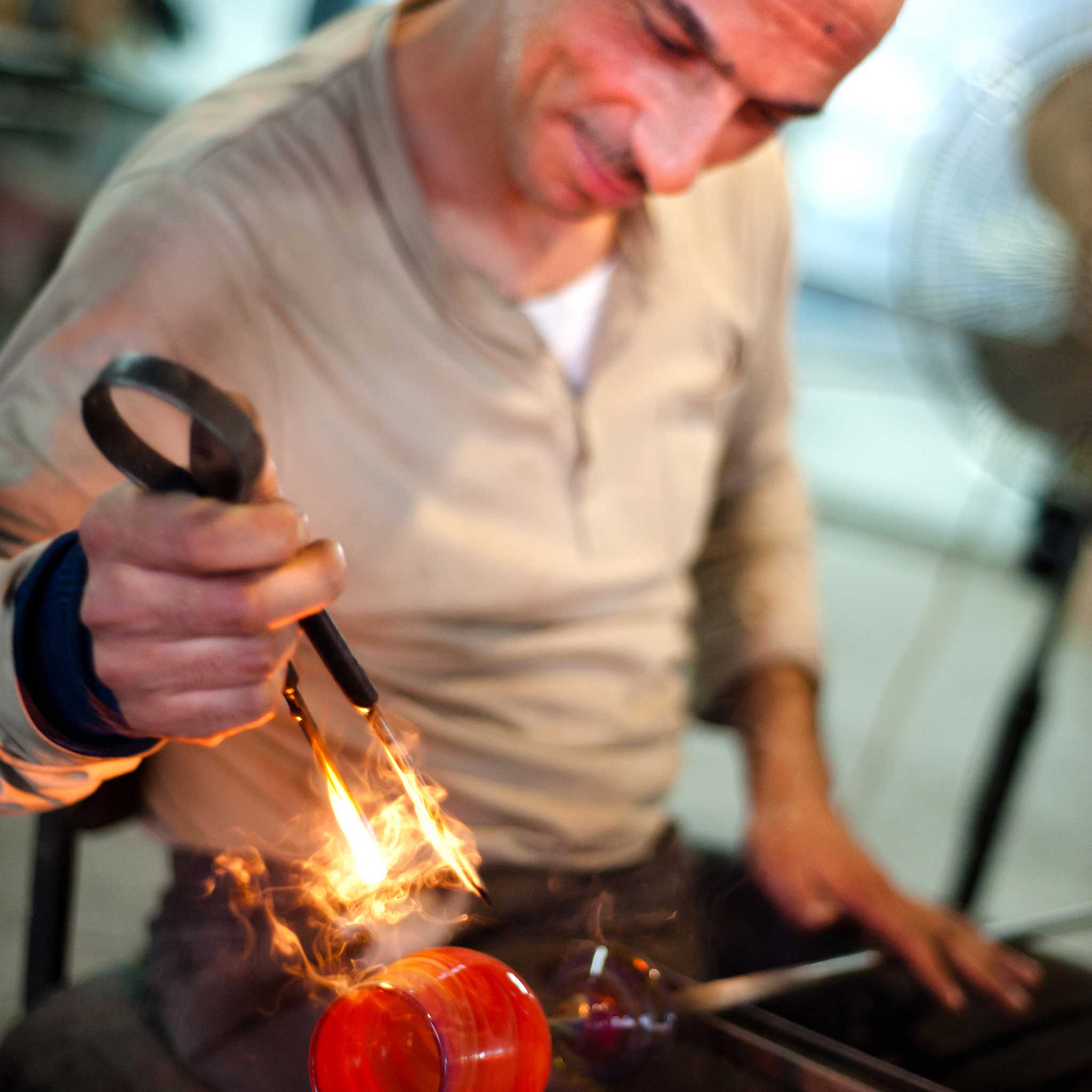 Phoenician Glass Vase
