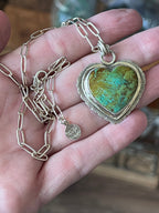 Tularosa Sterling Silver & Turquoise Heart Necklace