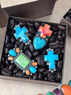Raymond Coriz Sonoran Mountain Turquoise Cross Ring