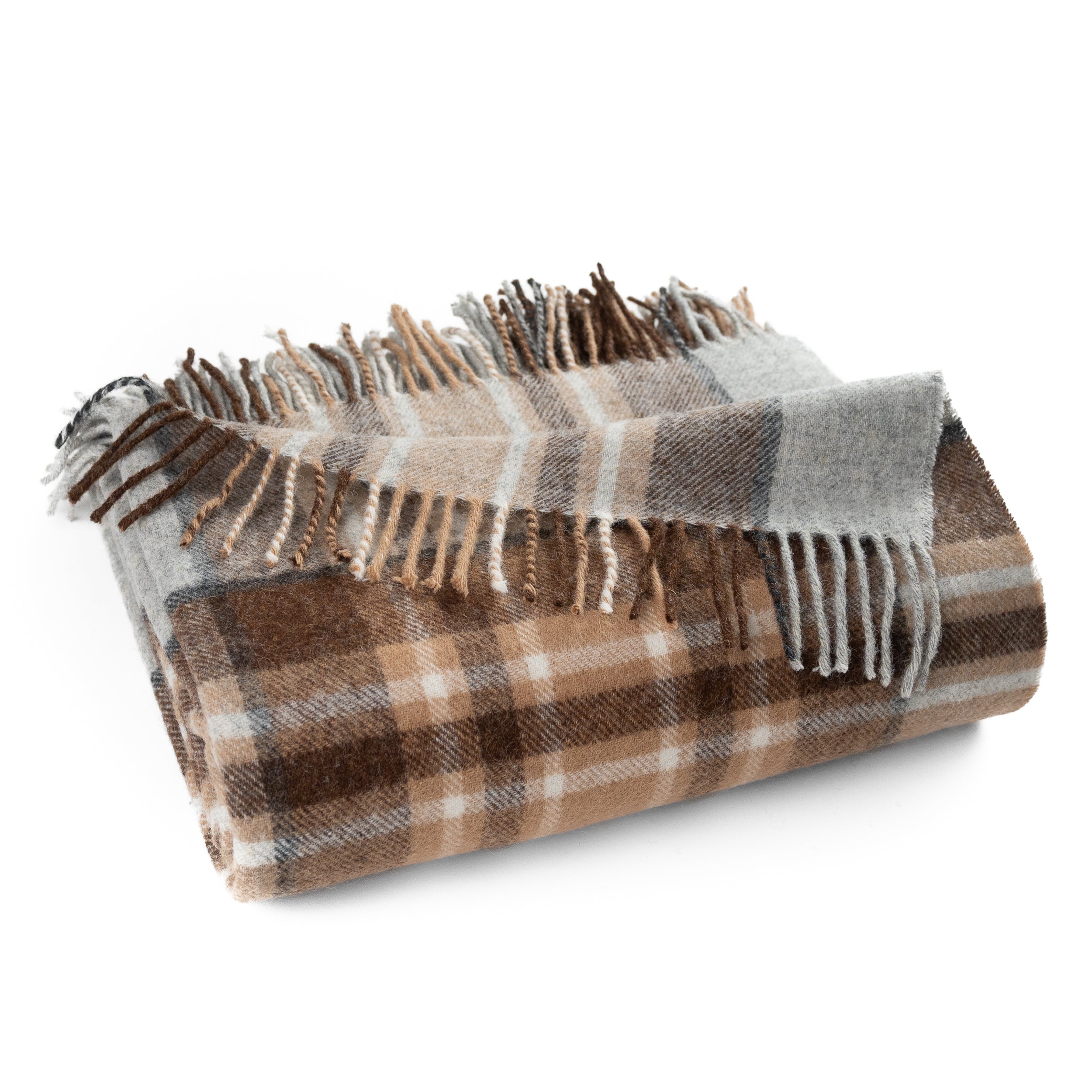 Highland Tweeds Shetland Lambswool Throw - McKellar