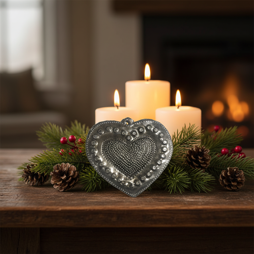 Beveled Heart Ornament