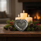 Beveled Heart Ornament