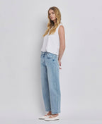 Lovervet by VERVET High Rise Barrel Leg Jeans