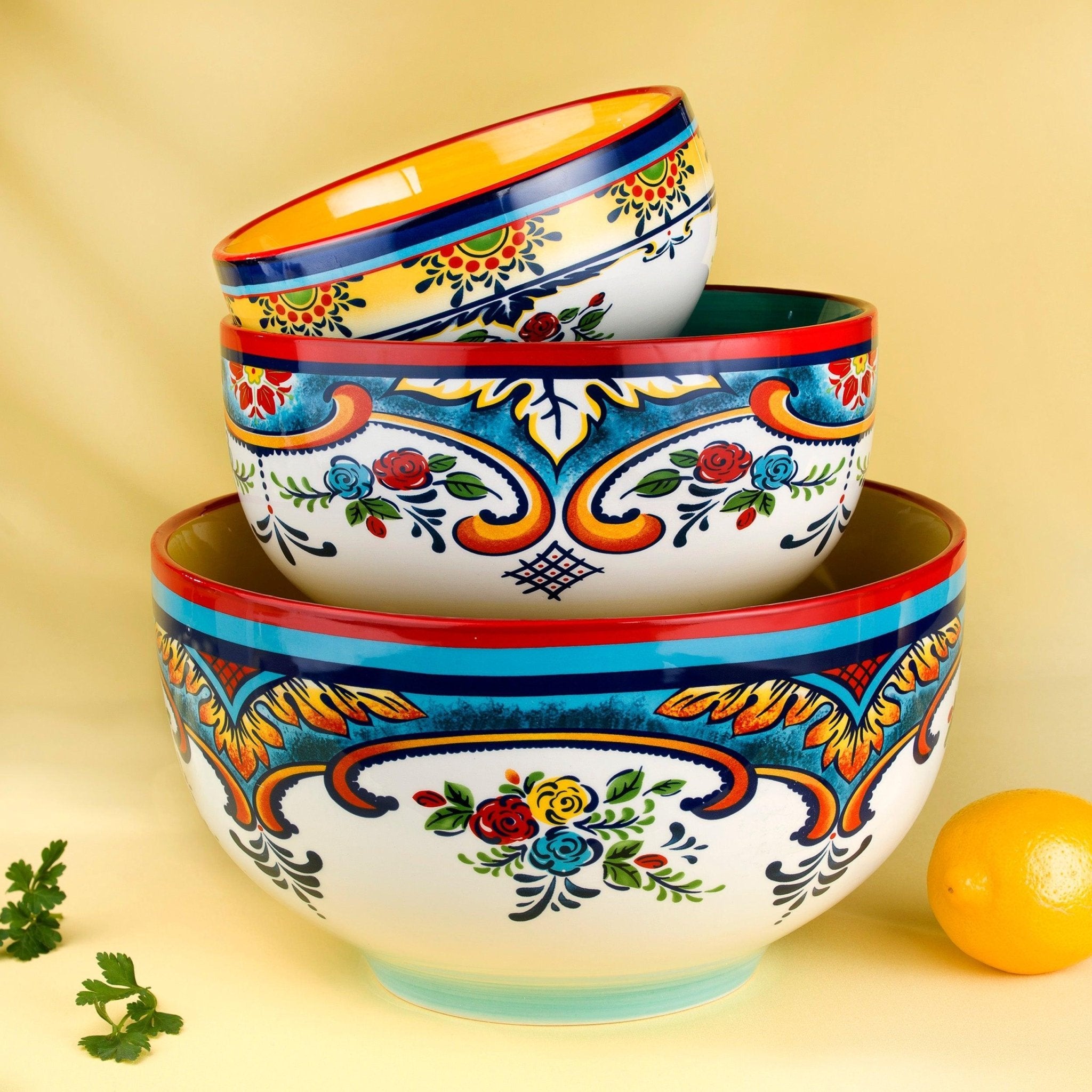 Zanzibar 3 Piece Mixing Bowl Set - Che Cose Belle
