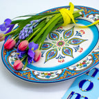 Zanzibar 18'' Large Oval Serving Platter - Che Cose Belle