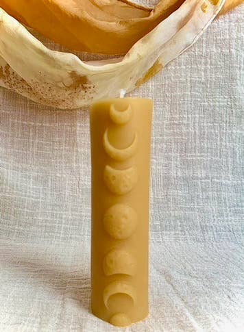 100% Beeswax Candle - Moon Phase - Che Cose Belle