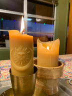 100% Beeswax Candle - Sun and Moon - Che Cose Belle