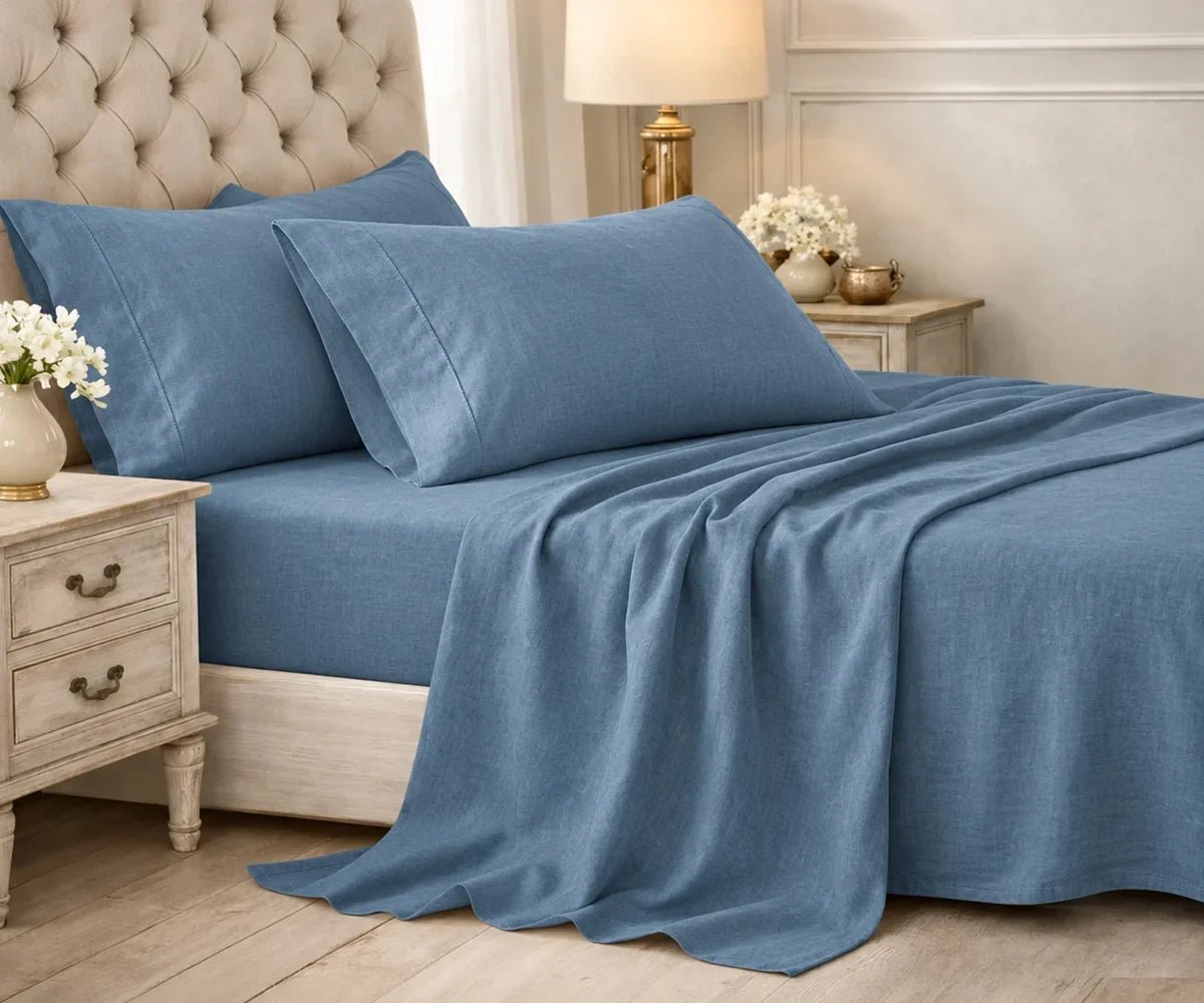 100% Cotton Sheet Set – Deep Pocket, Multiple Colors - Che Cose Belle