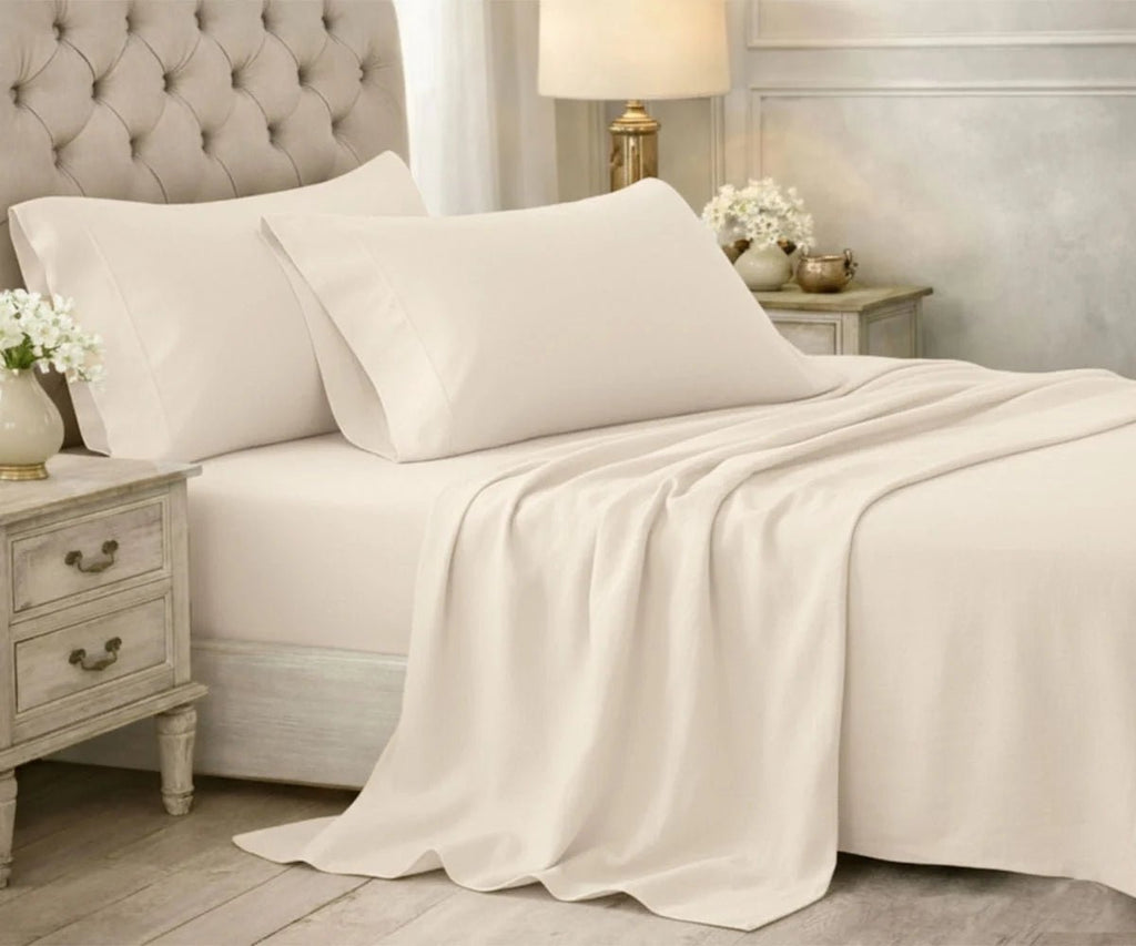 100% Cotton Sheet Set – Deep Pocket, Multiple Colors - Che Cose Belle