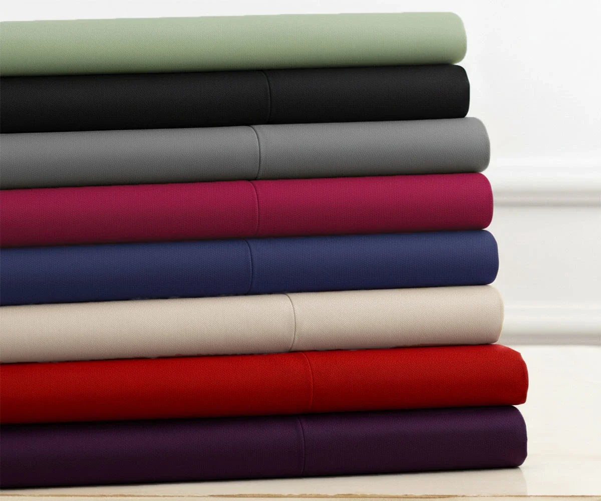 100% Cotton Sheet Set – Deep Pocket, Multiple Colors - Che Cose Belle