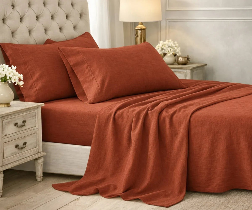 100% Cotton Sheet Set – Deep Pocket, Multiple Colors - Che Cose Belle