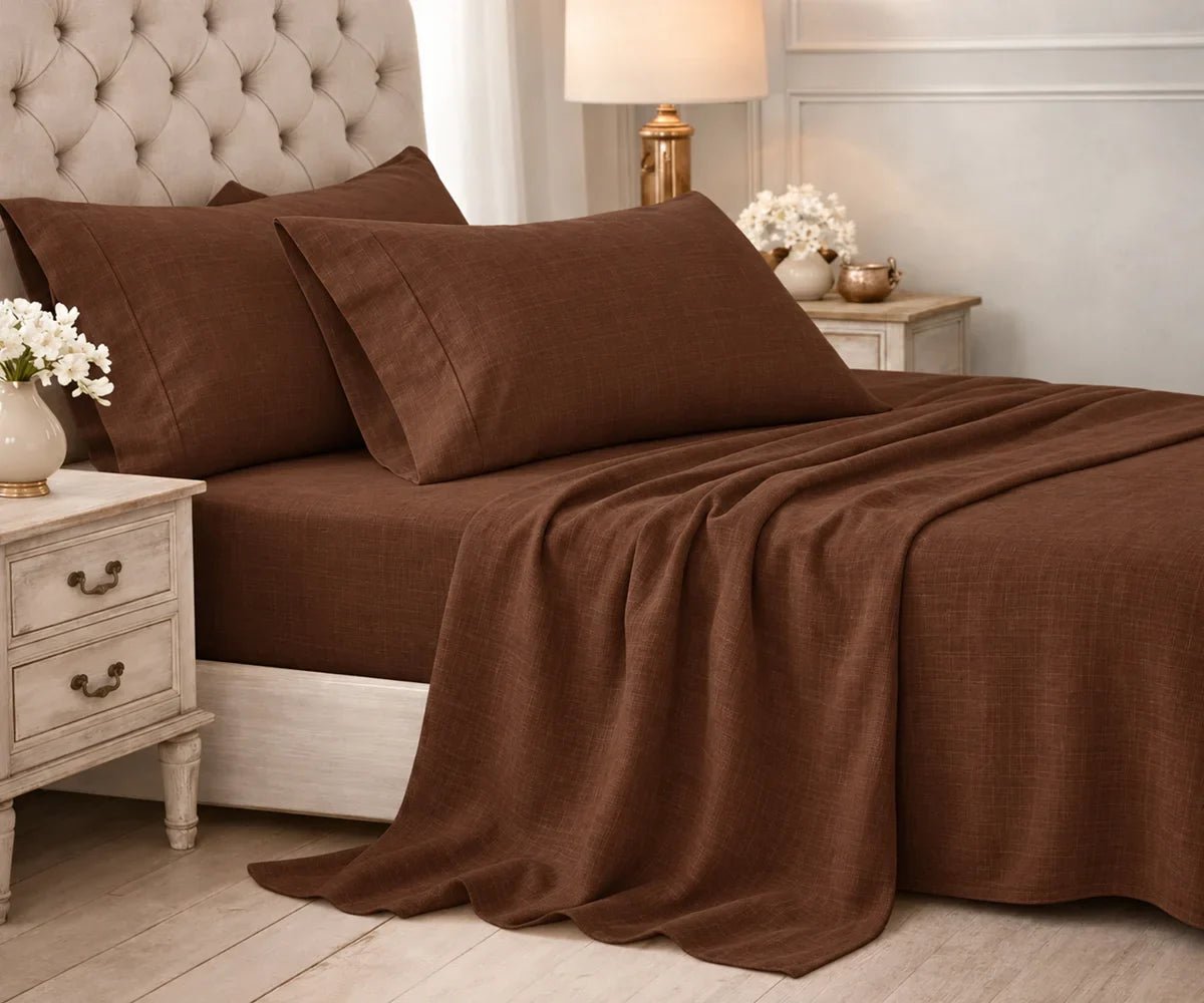 100% Cotton Sheet Set – Deep Pocket, Multiple Colors - Che Cose Belle