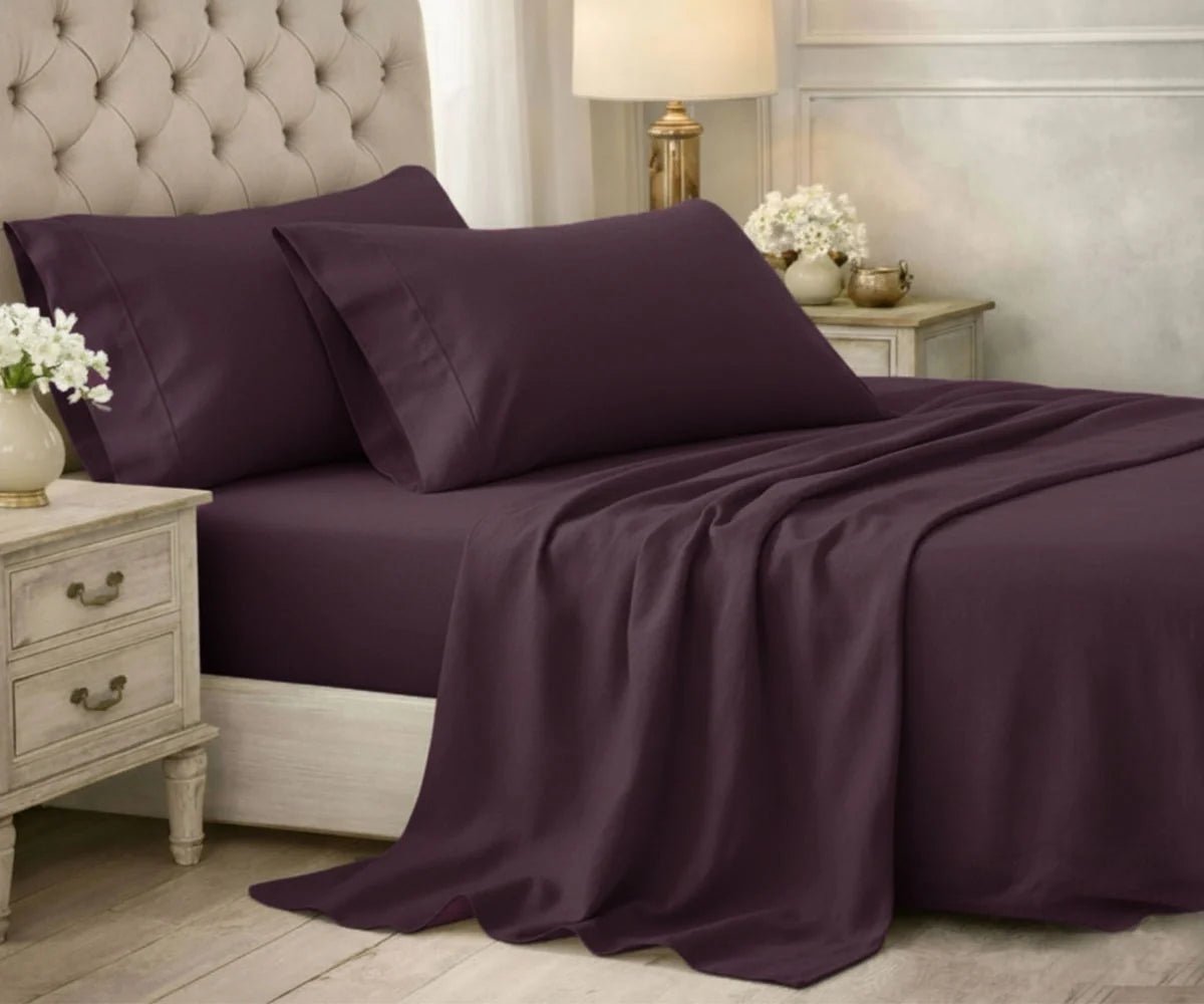 100% Cotton Sheet Set – Deep Pocket, Multiple Colors - Che Cose Belle