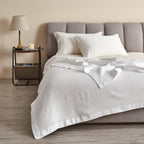 100% Cotton Small Waffle Weave Blanket - Hazel Collection - Che Cose Belle