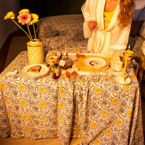100% Organic Cotton - Summer of Love Tablecloth - Che Cose Belle