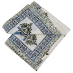 100% Organic Cotton - Toile de Blu Hortensia Tablecloth - Che Cose Belle