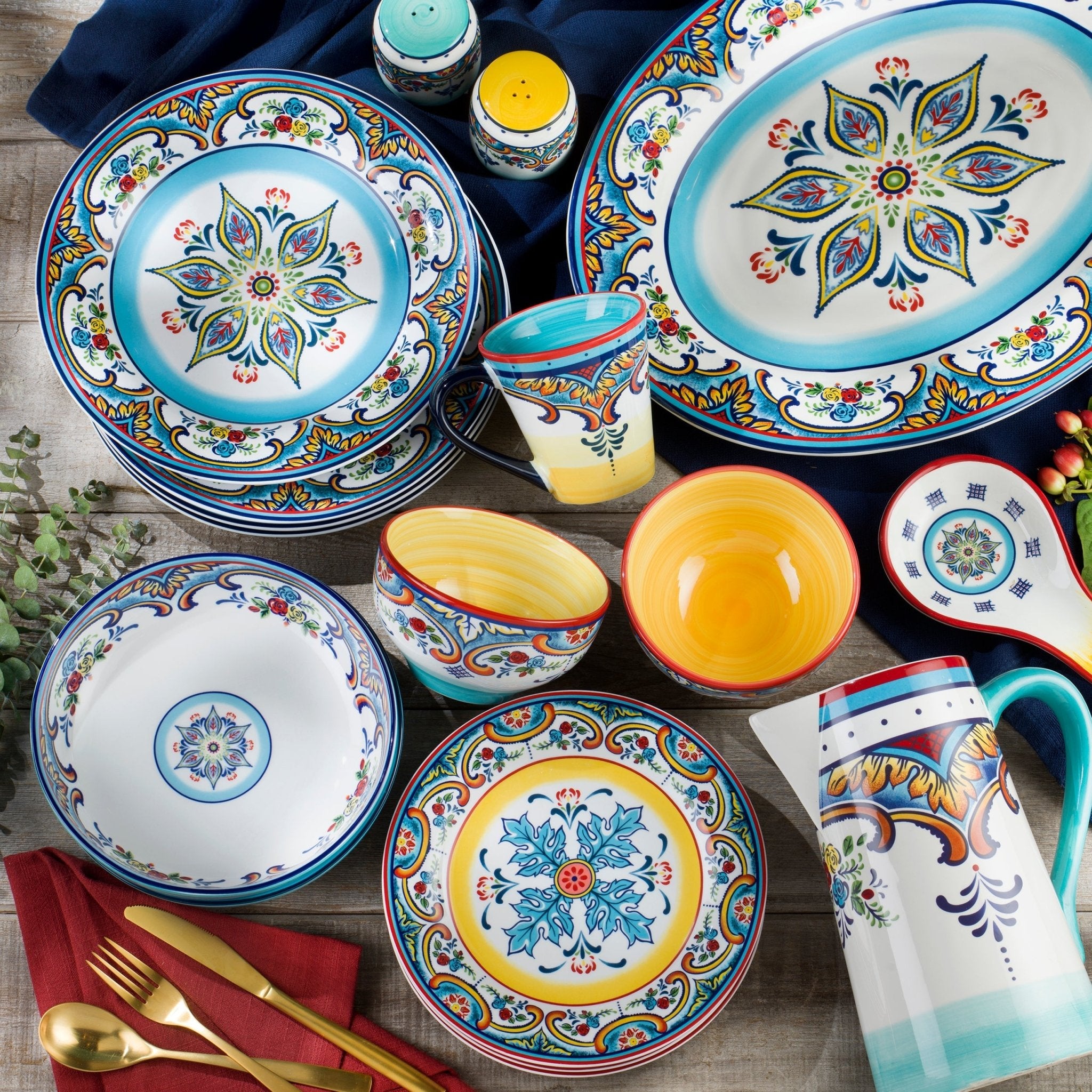 Zanzibar Stoneware Pasta Bowl - Che Cose Belle