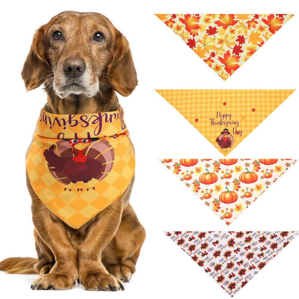 Turkey Thanksgiving Pet Bandana