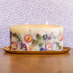 Statement Botanical Candle - Blushing Rosewood