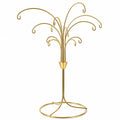 12-Arm Spiral Fountain Brass Gold Metal Ornament Stand Display 11.5 Inches (Taiwan) - Che Cose Belle