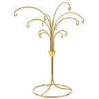 12-Arm Spiral Fountain Brass Gold Metal Ornament Stand Display 11.5 Inches (Taiwan) - Che Cose Belle