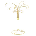 12 - Arm Spiral Fountain Brass Gold Metal Ornament Stand Display 11.5 Inches (Taiwan) - Che Cose Belle