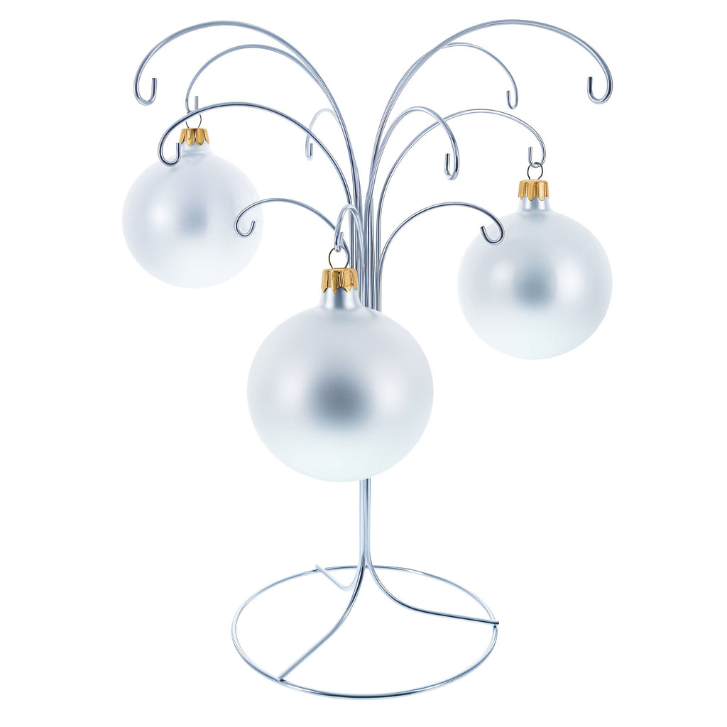 12 - Arm Spiral Fountain Brass Silver Metal Ornament Stand Display 11.5 Inches (Taiwan) - Che Cose Belle