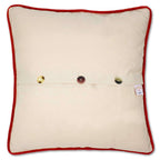 12 Days of Christmas Hand-Embroidered Pillow - Che Cose Belle