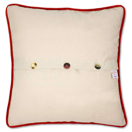 12 Days of Christmas Hand-Embroidered Pillow - Che Cose Belle