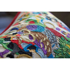 12 Days of Christmas Hand-Embroidered Pillow - Che Cose Belle