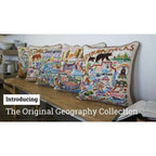 12 Days of Christmas Hand-Embroidered Pillow - Che Cose Belle