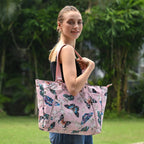 Wanderlust Luxe Fabric Tote - 12025