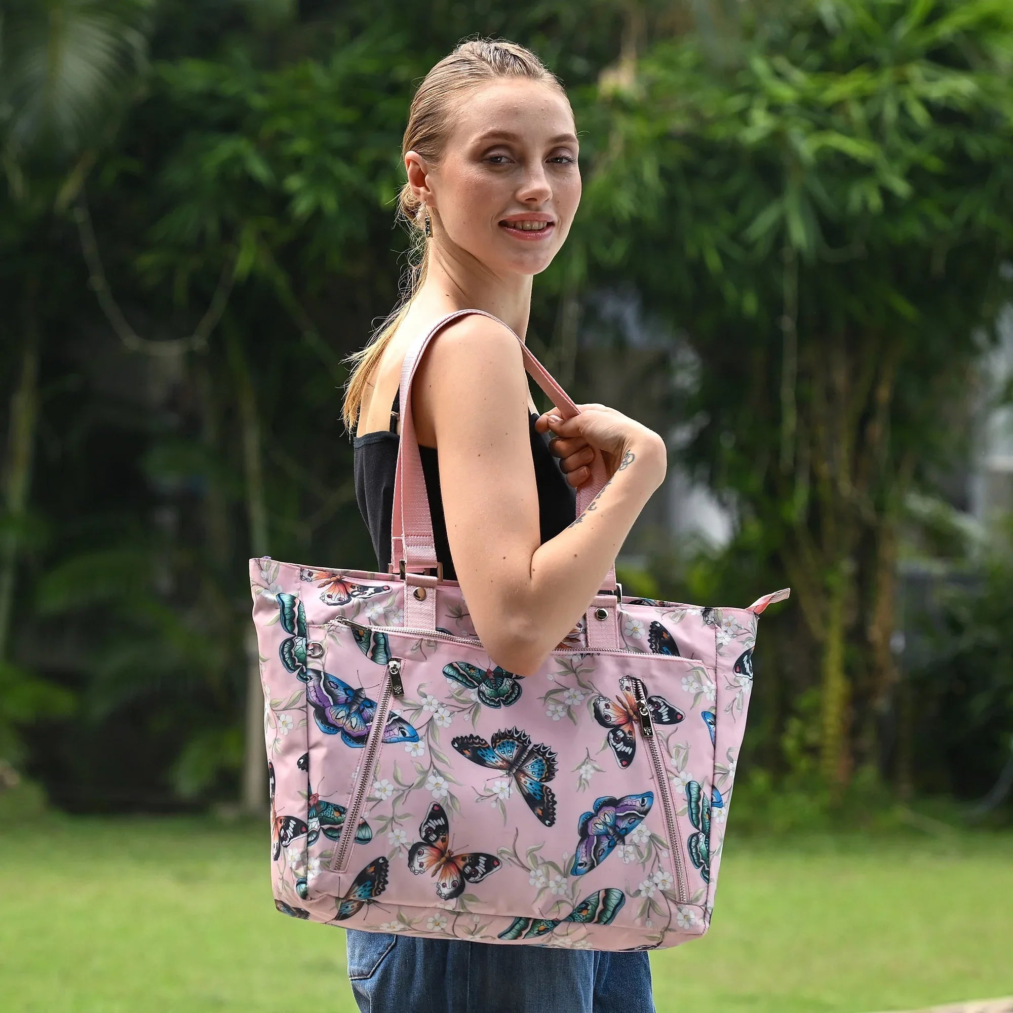 Wanderlust Luxe Fabric Tote - 12025