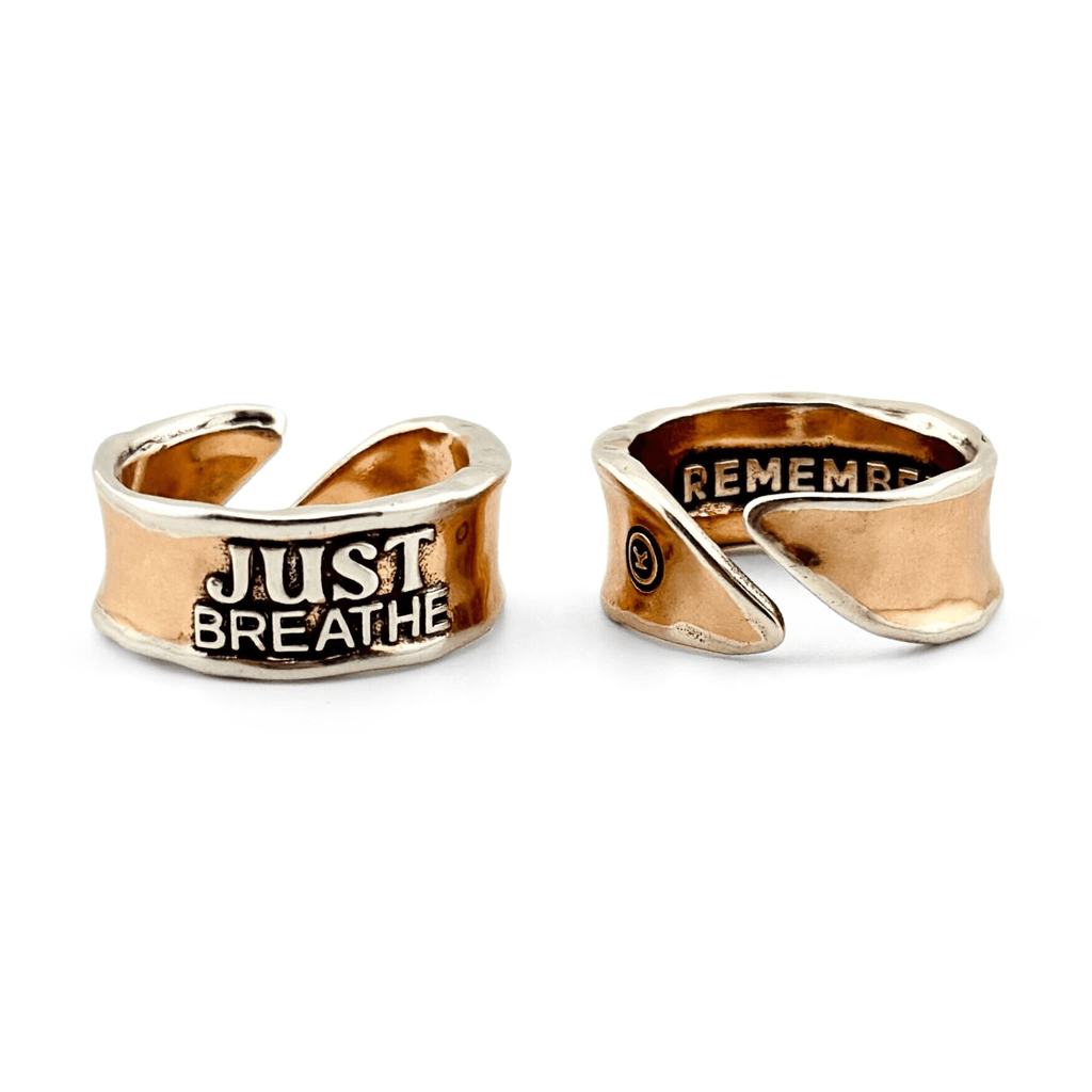 Just Breathe Remember Adjustable Ring