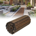 12 FT Wooden Garden Pathway 22 Inches Wide Outdoor Roll out Straight Walkway