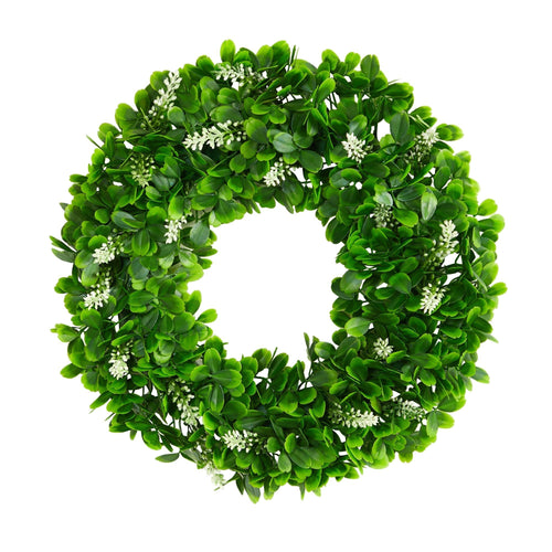13” Jasmine Artificial Wreath - Che Cose Belle