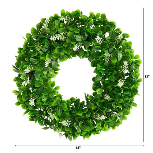 13” Jasmine Artificial Wreath - Che Cose Belle