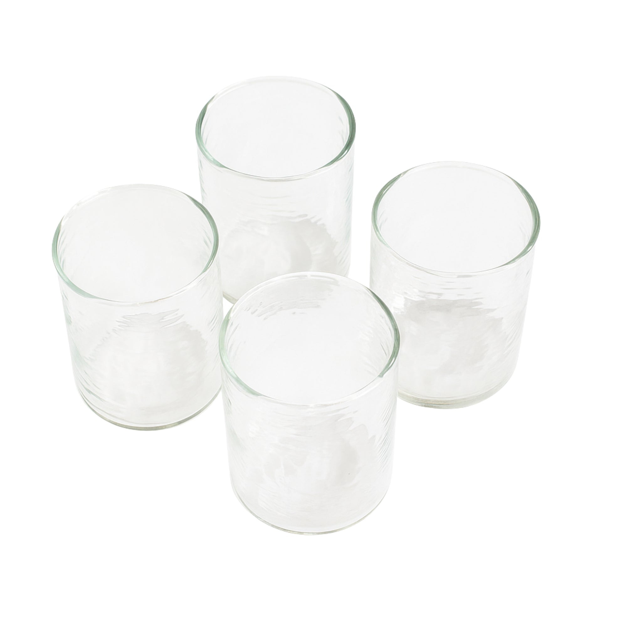 S/4 Recycled Hammered Glasses