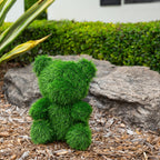 14" UV Resistant Artificial Grass Garden Plush Topiary Bear (Indoor/Outdoor) - Che Cose Belle
