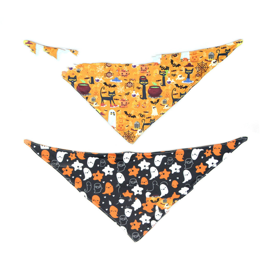 Halloween Double-Sided Pet Bandana