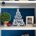 15" Metal Stand - Up Trees (2 Styles) - Metal Christmas Tree Cutout Holiday Decor - Che Cose Belle