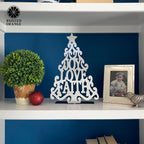 15" Metal Stand - Up Trees (2 Styles) - Metal Christmas Tree Cutout Holiday Decor - Che Cose Belle