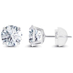 1.50 CTW Lab-Grown Diamond Stud Earrings in 14K White or Yellow Gold – F Color, VS Clarity | AGI Certified - Che Cose Belle