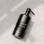 15oz Black Stoneware Hand Soap Dispenser - Che Cose Belle