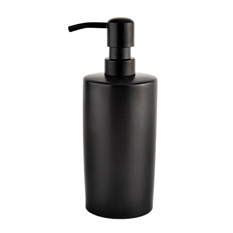 15oz Black Stoneware Hand Soap Dispenser - Che Cose Belle