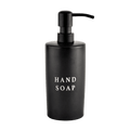 15oz Black Stoneware Hand Soap Dispenser - Che Cose Belle